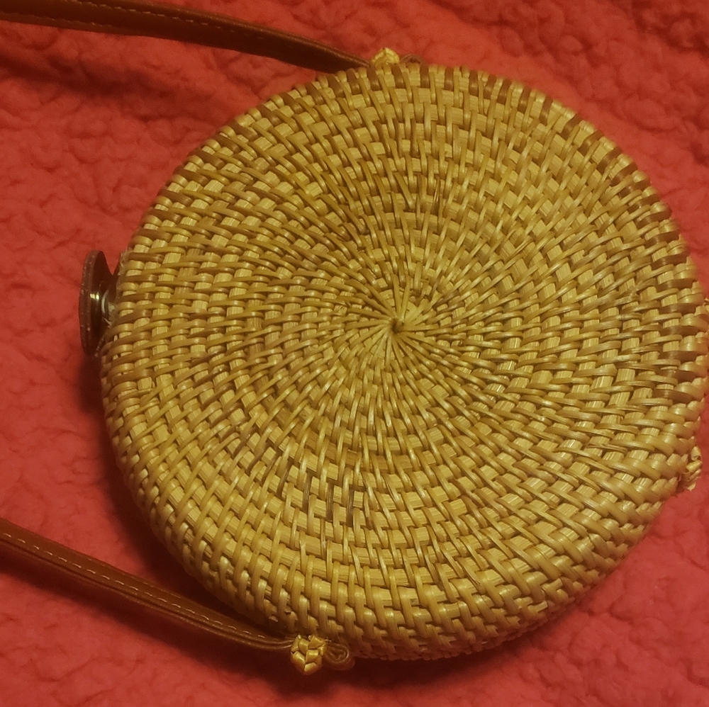 Crossbody basket weave by Summer and Rose.